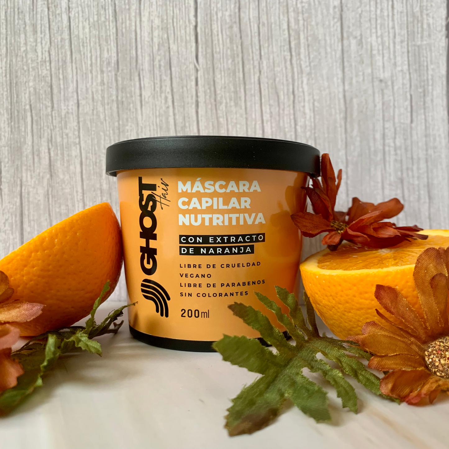 MÁSCARA CAPILAR NUTRITIVA CON EXTRACTO DE NARANJA